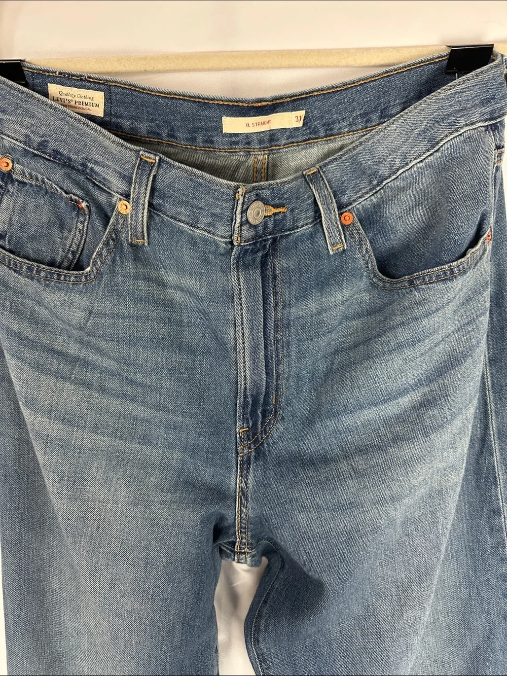 Levi's Premium Men's Blue Straight-Leg Jeans W31 L33